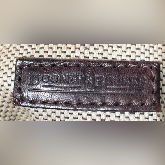 VTG Dooney & Bourke Leather Croc Embossed Espresso Brown Shoulder Bag - Picture 4 of 6